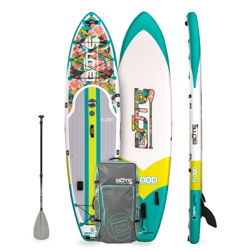 Flood Aero 11′ Native Tropics Inflatable Paddle Board Package