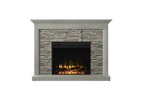 Keeton Electric Fireplace Mantel Package in Fairfax Oak- 23WM90579-TPO116S