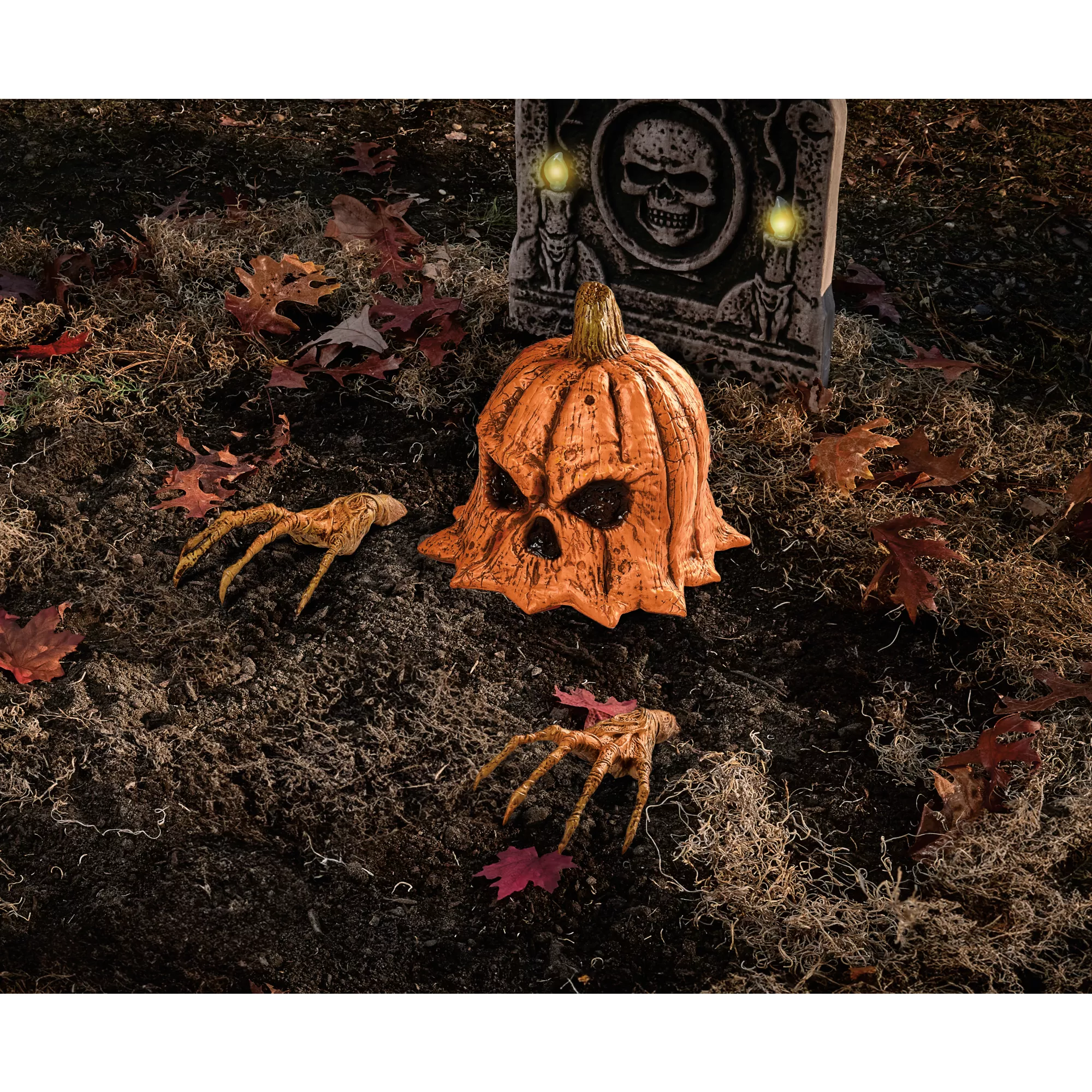Ground Breaking Rotten Pumpkin Decoration