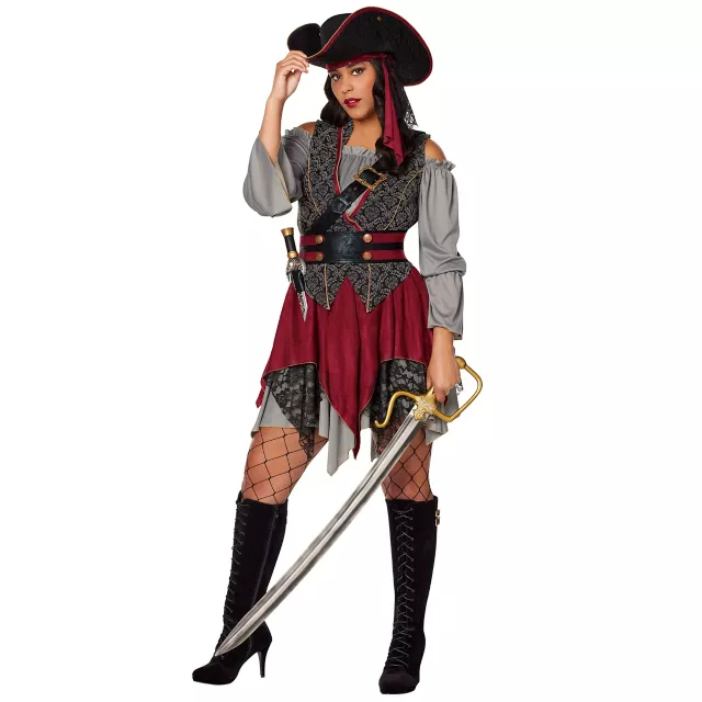 Adult Castaway Cutie Pirate Costume - The Signature Collection