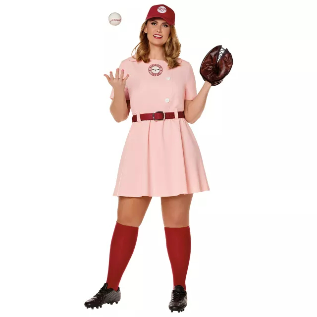 Adult Rockford Peaches Plus Size Costume - A League of Their Own