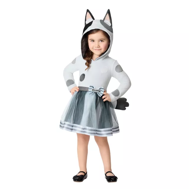 Toddler Muffin Hooded Dress Costume - Bluey