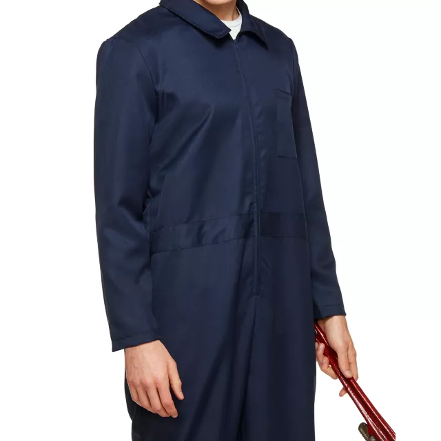 Adult Blue Plus Size Jumpsuit