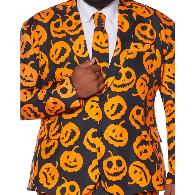 Adult Jack-O-Lantern Plus Size Suit