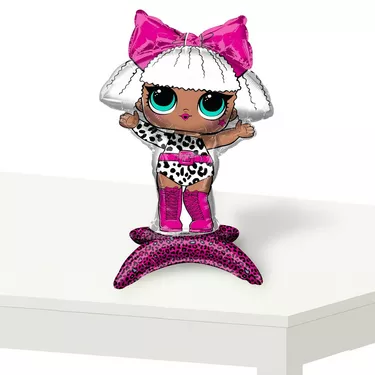 Air-Filled Sitting Diva Balloon, 23in - L.O.L. Surprise!