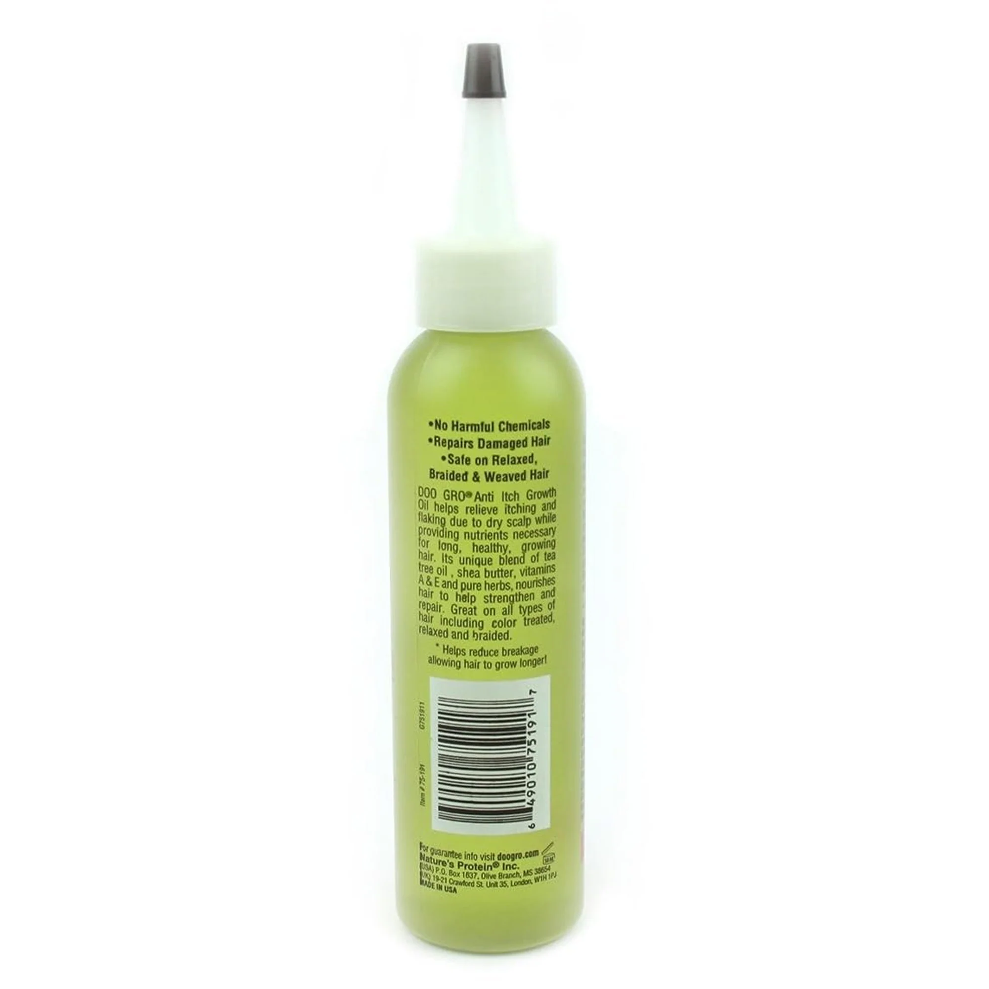 DOO GRO Anti-Itch Growth Oil, 4.5 Ounce