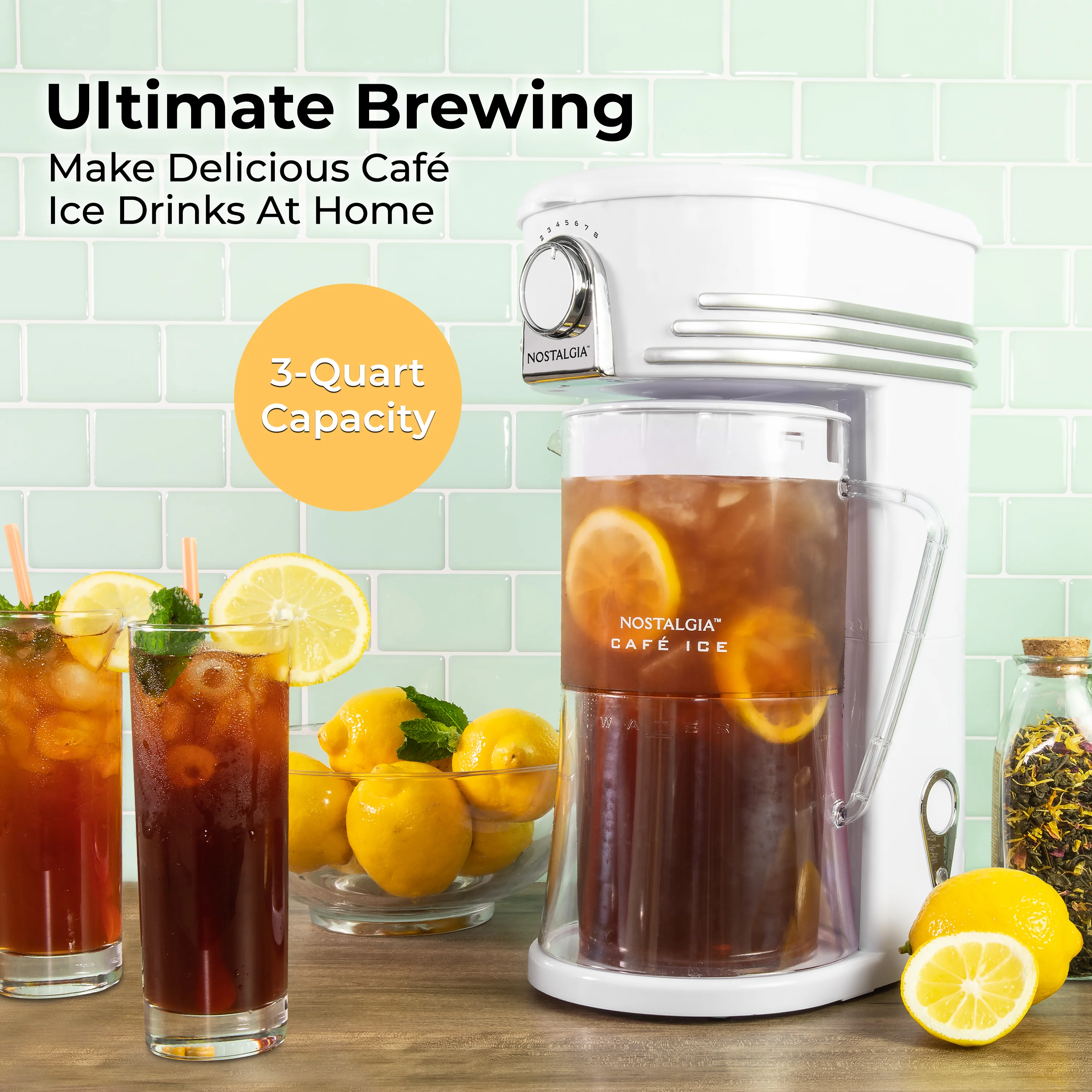 Caf��' Ice 3-Quart Iced Coffee and Tea Brewing System