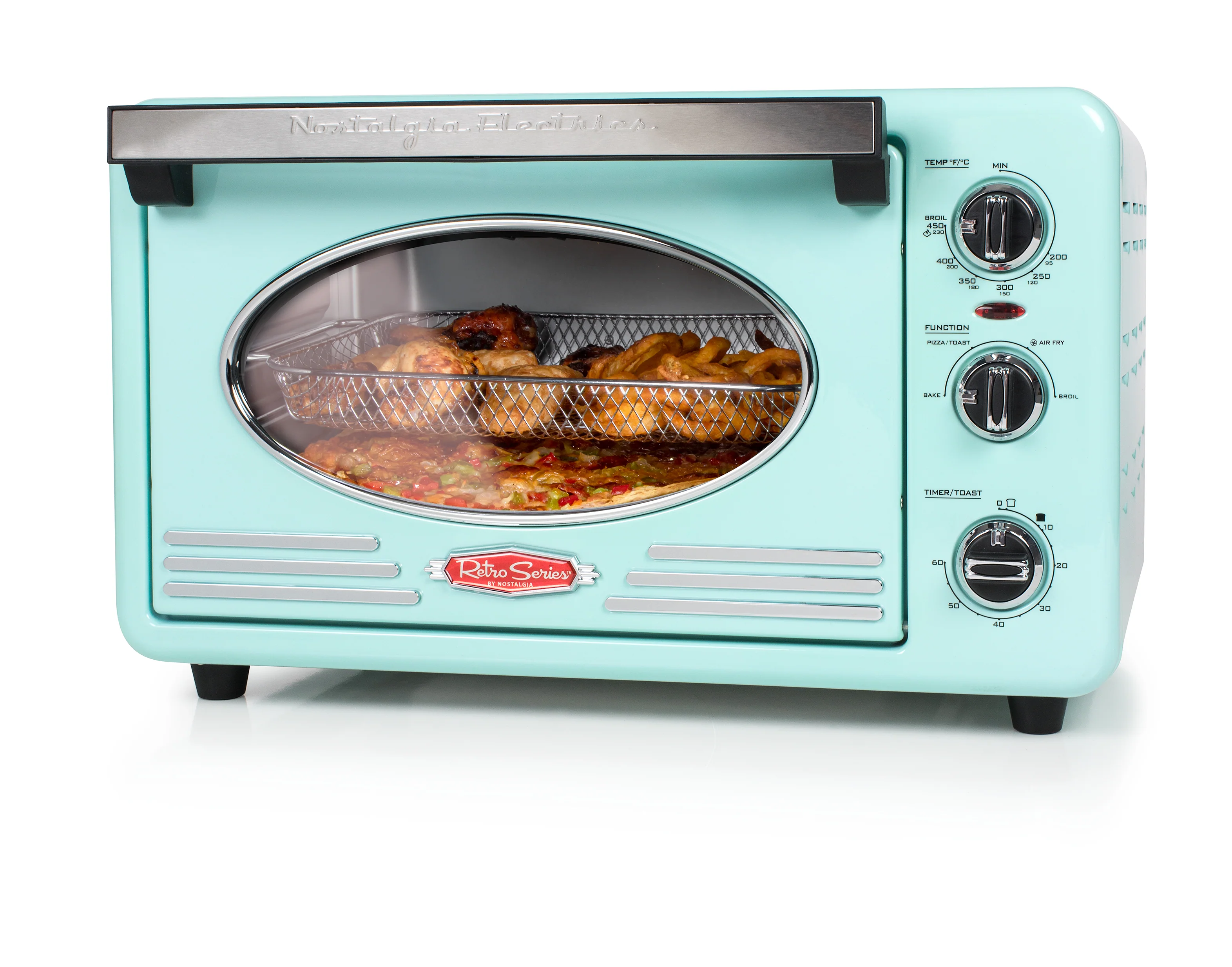 Nostalgia RTOV2AQ Retro 12-Slice Convection Toaster Oven
