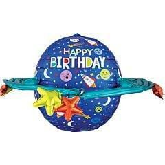 Anagram HBD Coloroful Galaxy 29in Foil Balloon