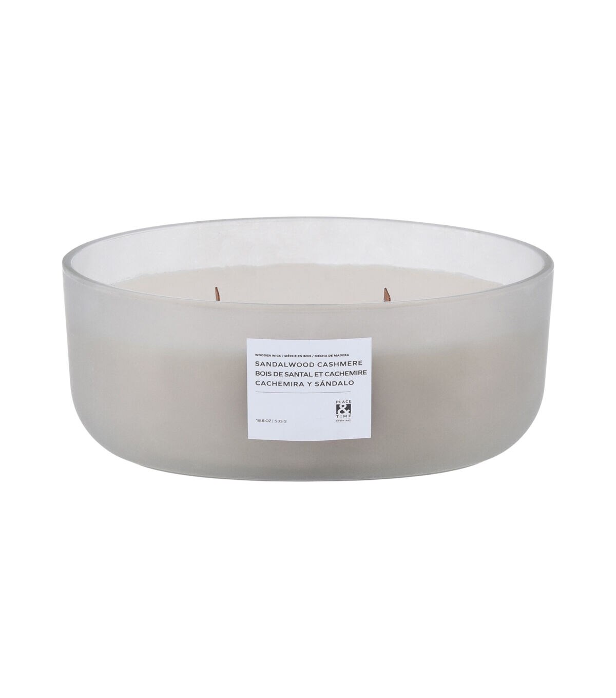 19oz Wood Wick Scented Jar Candle by Place & Time