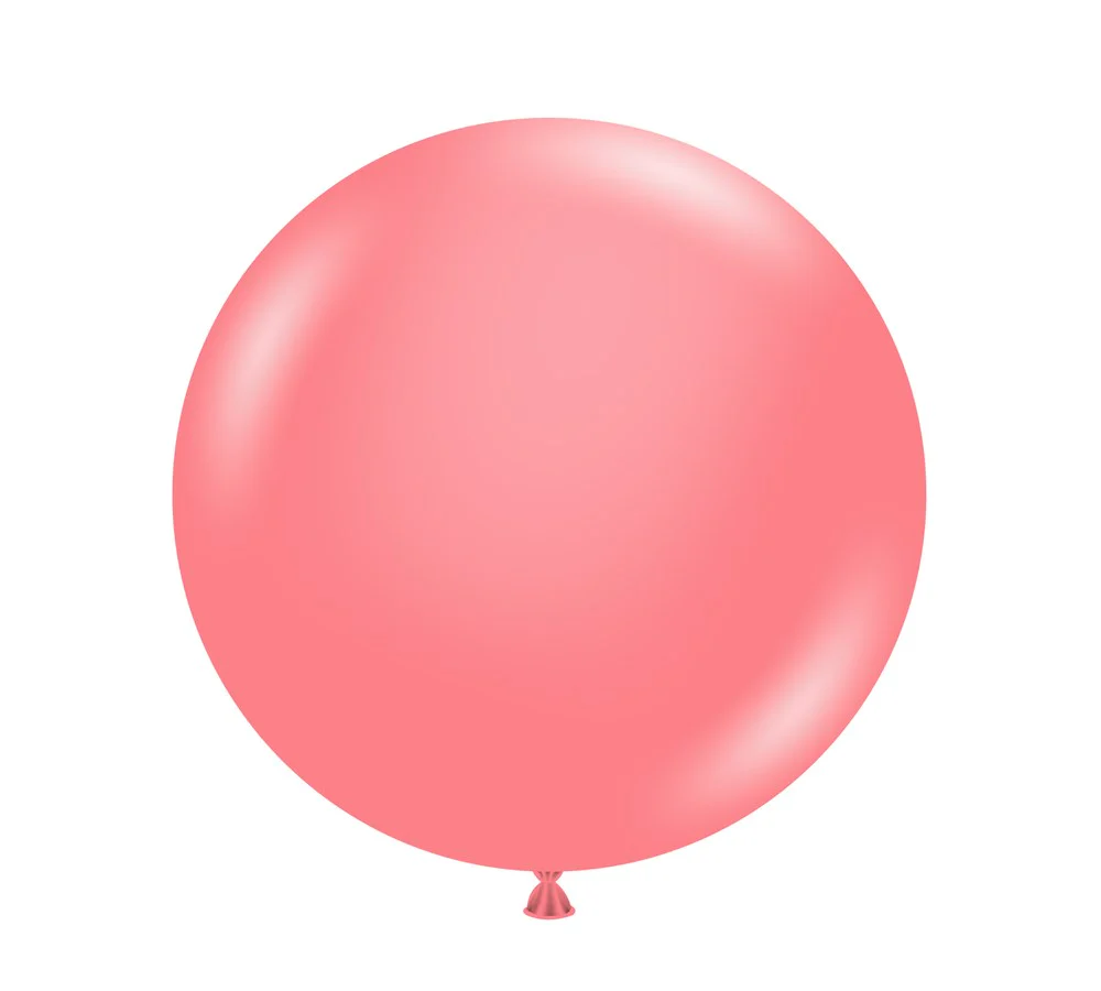Tuftex Coral 17 inch Latex Balloons 50ct