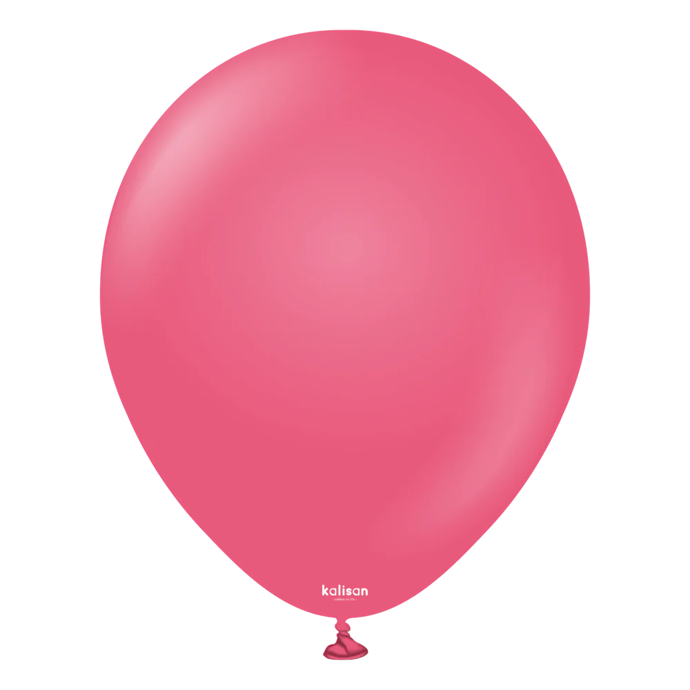 12 inch Kalisan Standard Fuchsia Latex Balloons 100ct