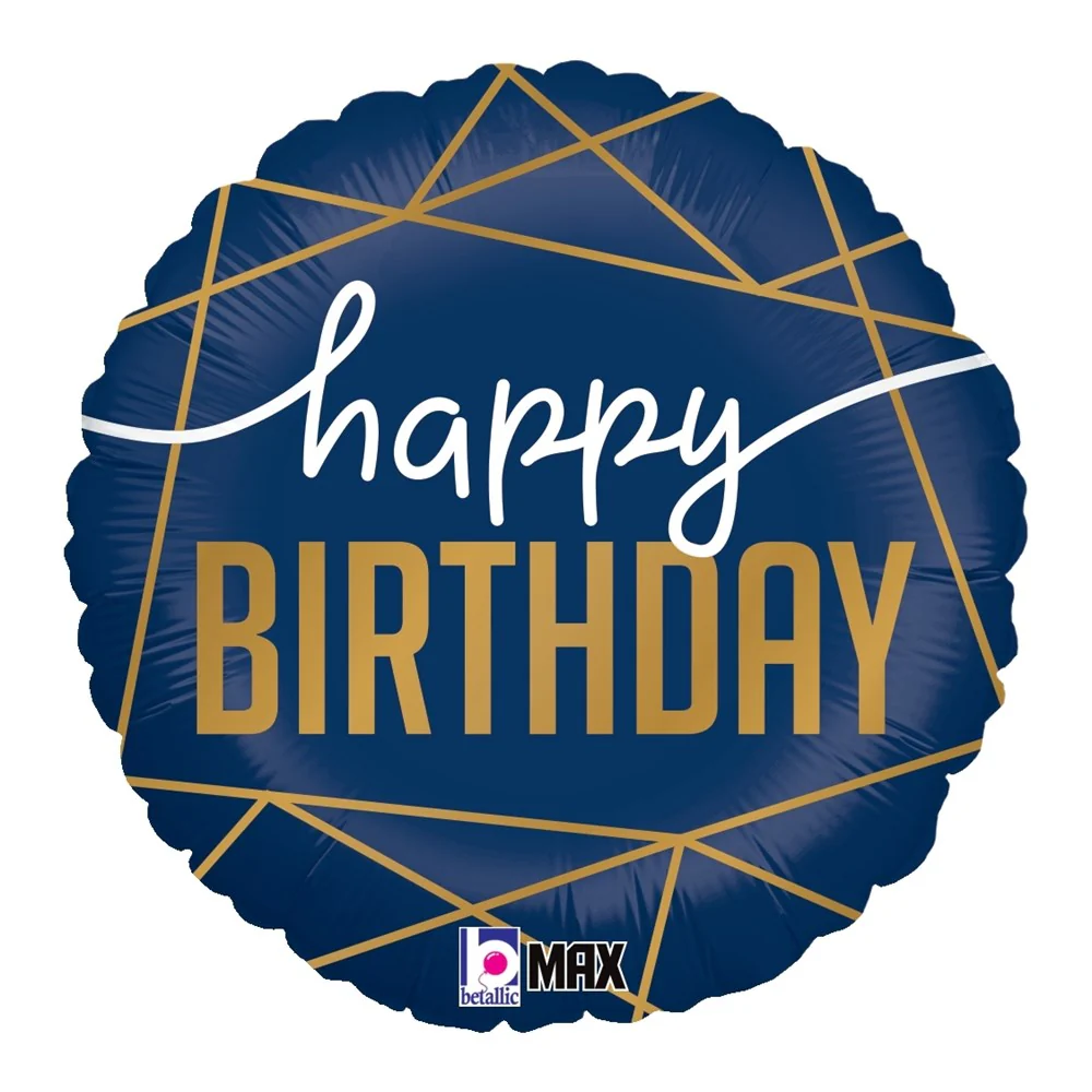Betallic Navy Birthday 18 inch MAX Float Balloon 1ct