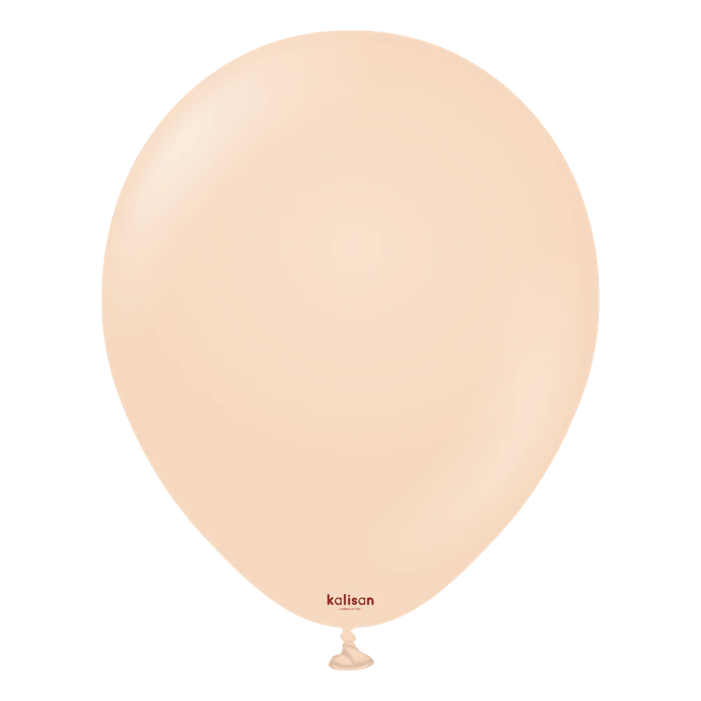 12 inch Kalisan Standard Blush Latex Balloons 100ct