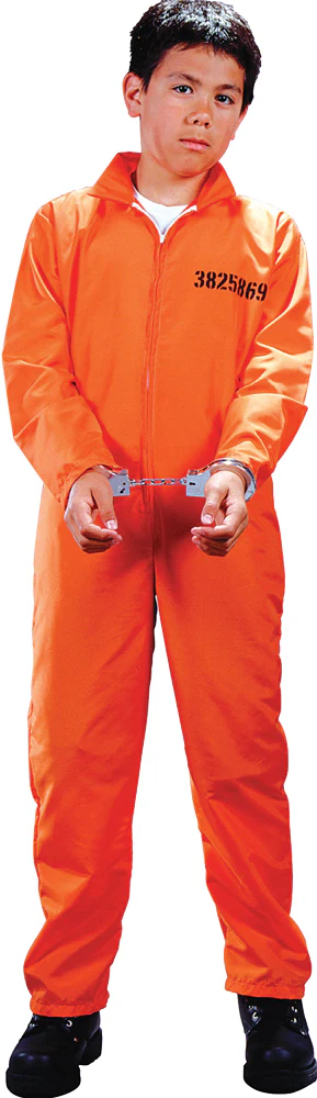 Got Busted Prisoner Child Costume