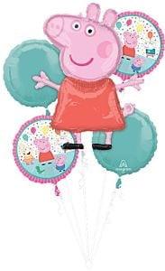 Anagram Peppa Pig Bouquet Foil Balloons