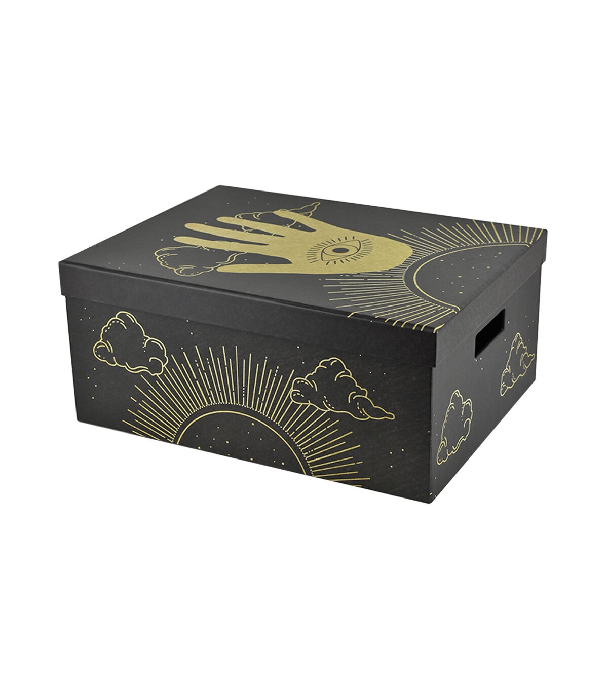 15 Hamsa Hand on Black Rectangle Box by Place & Time