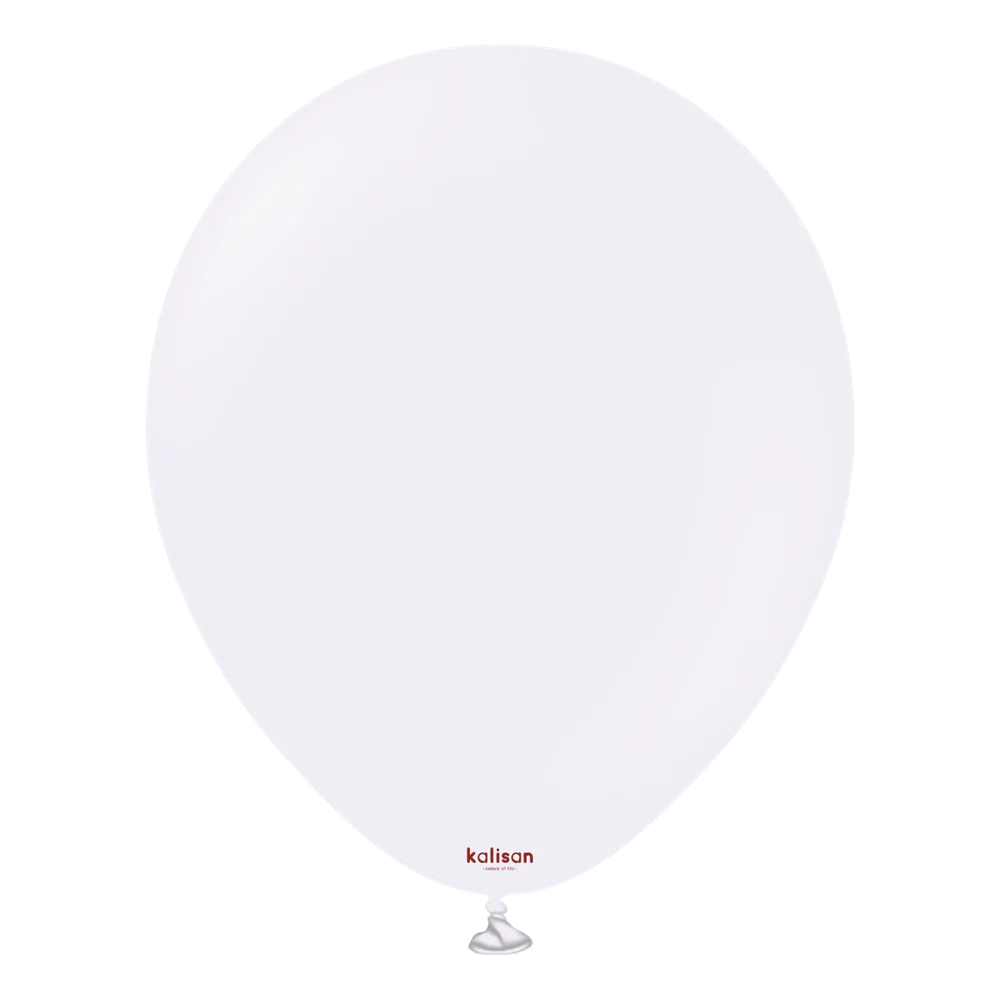 18 inch Kalisan Macaron Pale Lilac Latex Balloons 25ct