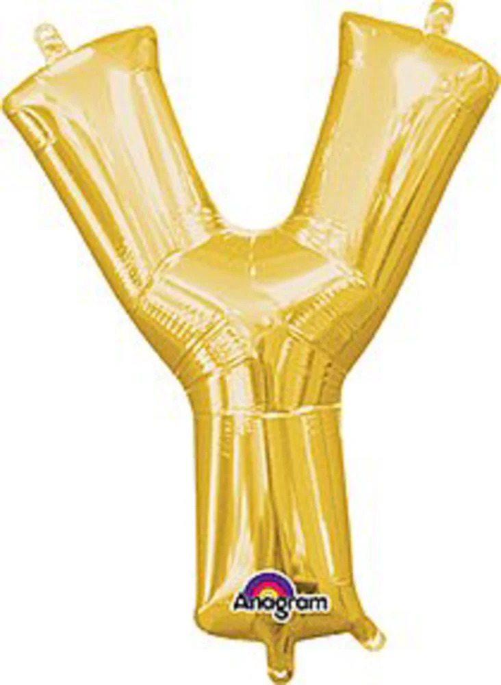 Anagram 16in Balloon Letter Y Gold