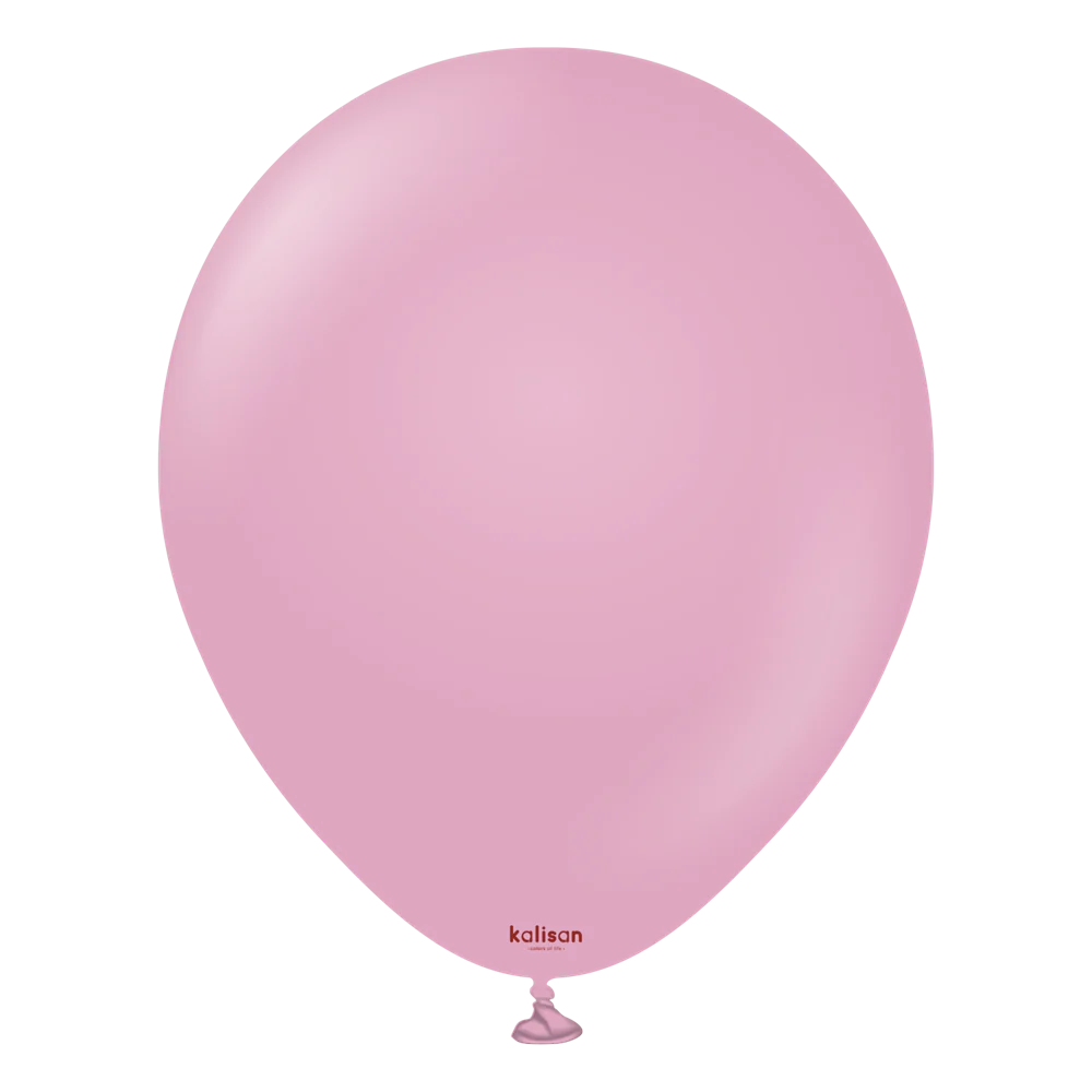 18 inch Kalisan Retro Dusty Rose Latex Balloons 25ct
