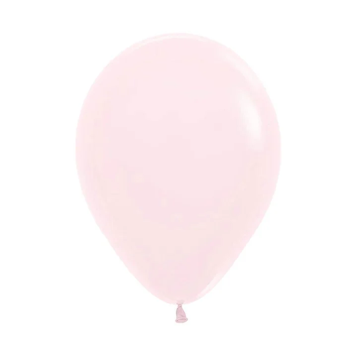 Sempertex 18 inch Pastel Matte Pink Latex Balloons 50ct
