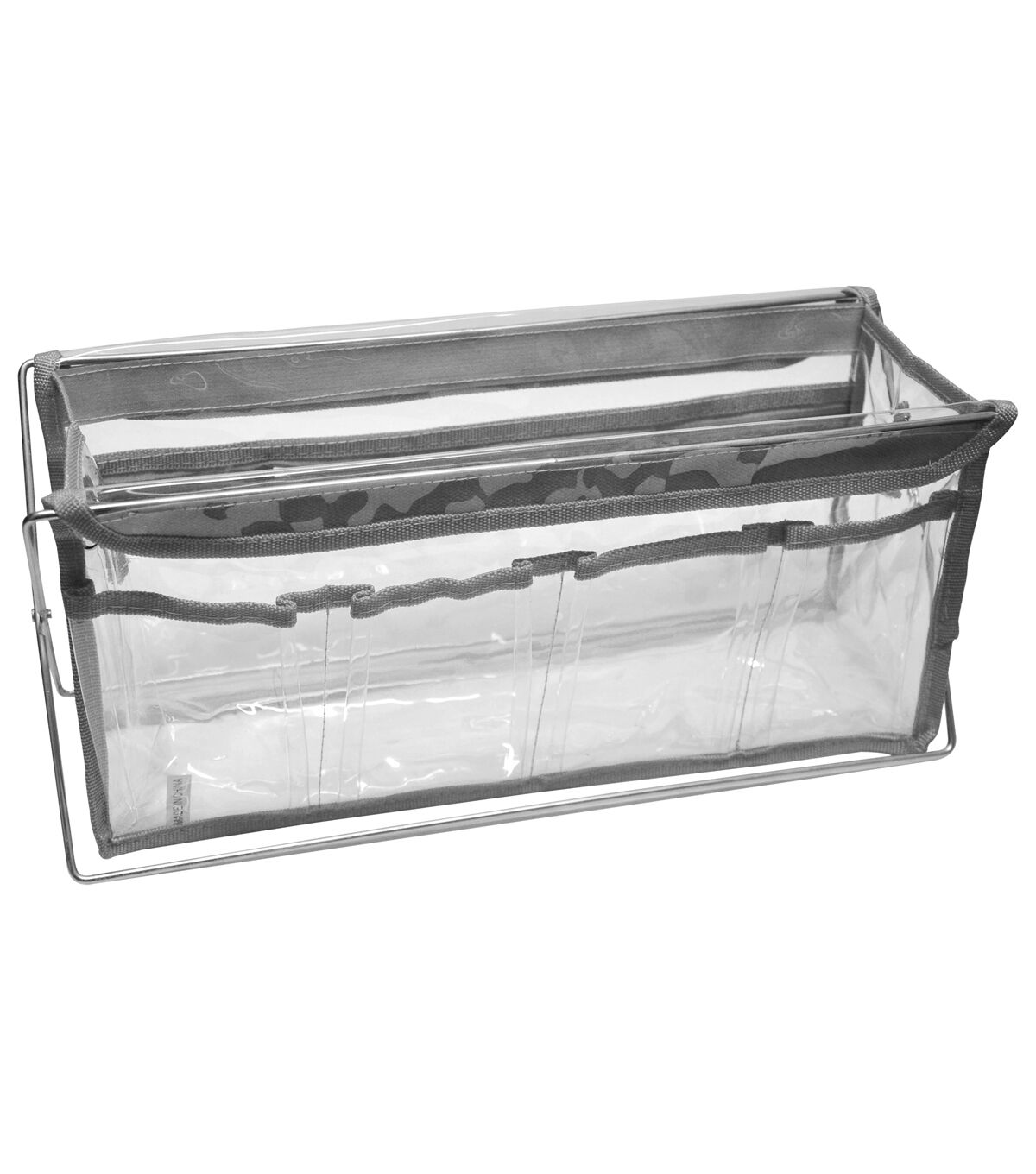 Sullivan's 15 Gray Plastic Sassy Tote Sewing Organizer