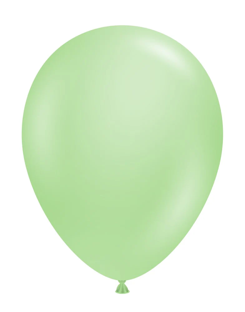 Tuftex Mint Green 11 inch Latex Balloons 12ct