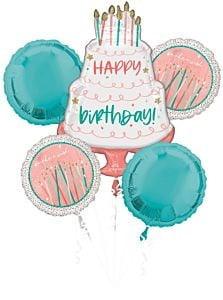 Anagram Happy Cake Day Bouquet Foil Balloons
