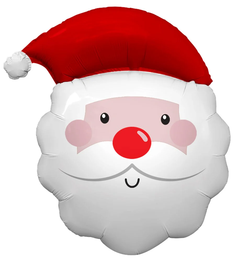 Tuftex Feelin Festive Claus 24in Foil Balloon