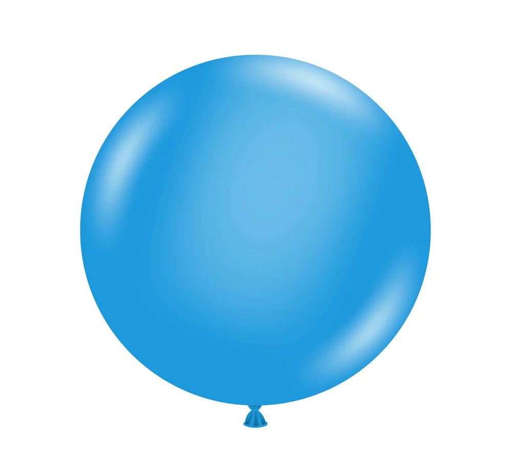 Tuftex Blue 17 inch Latex Balloons 25ct
