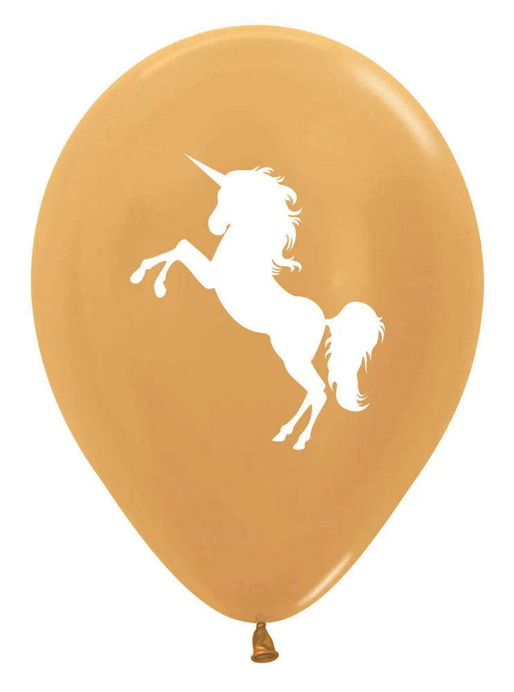 11 inch Sempertex Unicorn Silhouette Latex Balloons 50ct