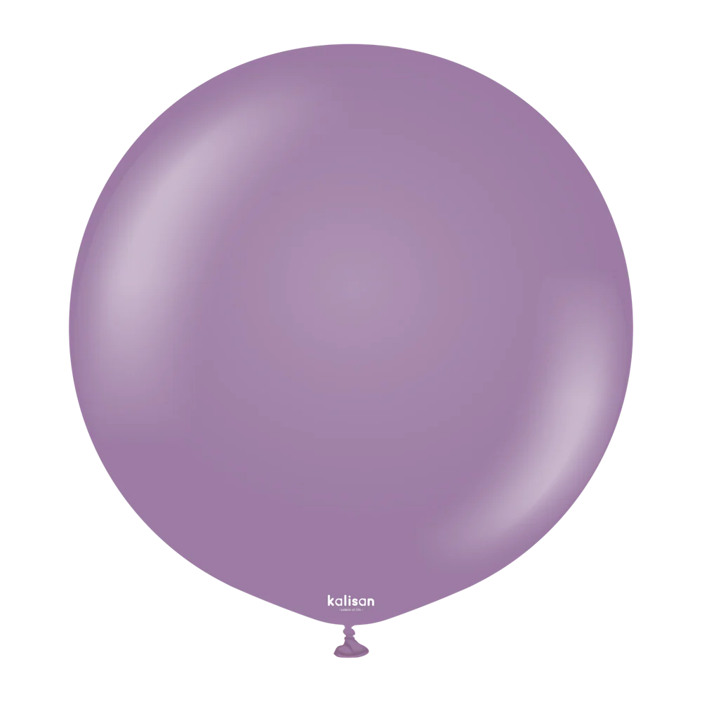 36 inch Kalisan Retro Lavender Latex Balloons 2ct