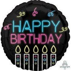 Anagram Neon Birthday 17in Foil Balloon