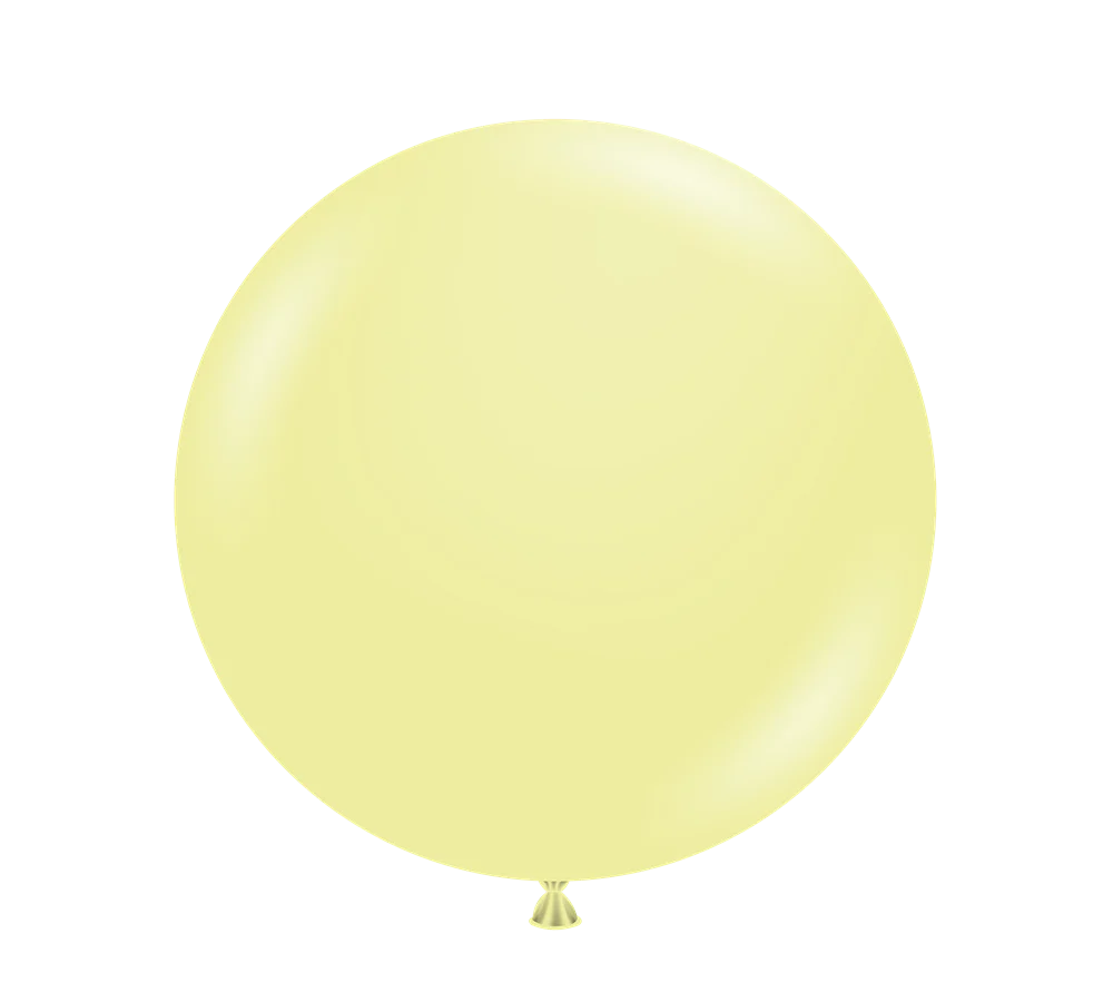 Tuftex Lemonade 24 inch Latex Balloons 25ct
