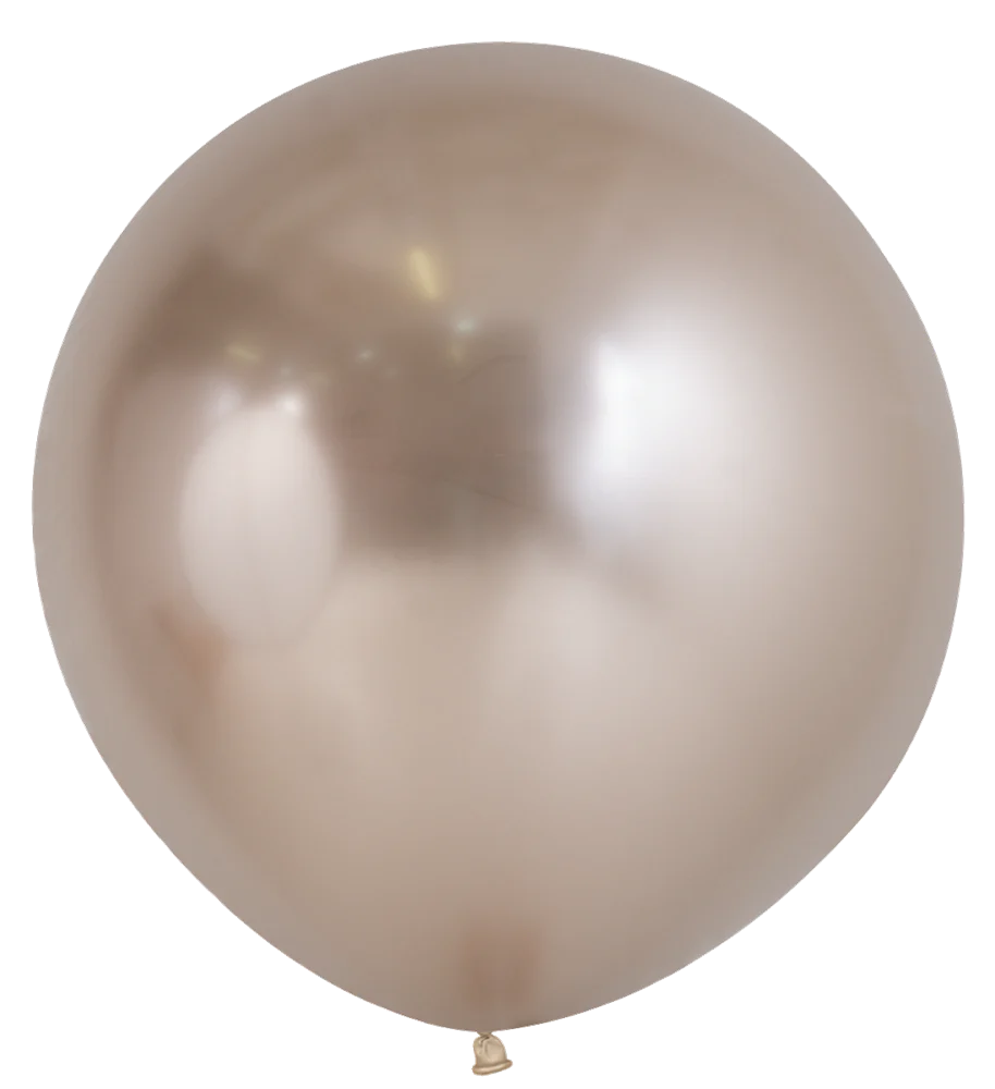 24 inch Reflex Champagne Sempertex Latex Balloon 10ct
