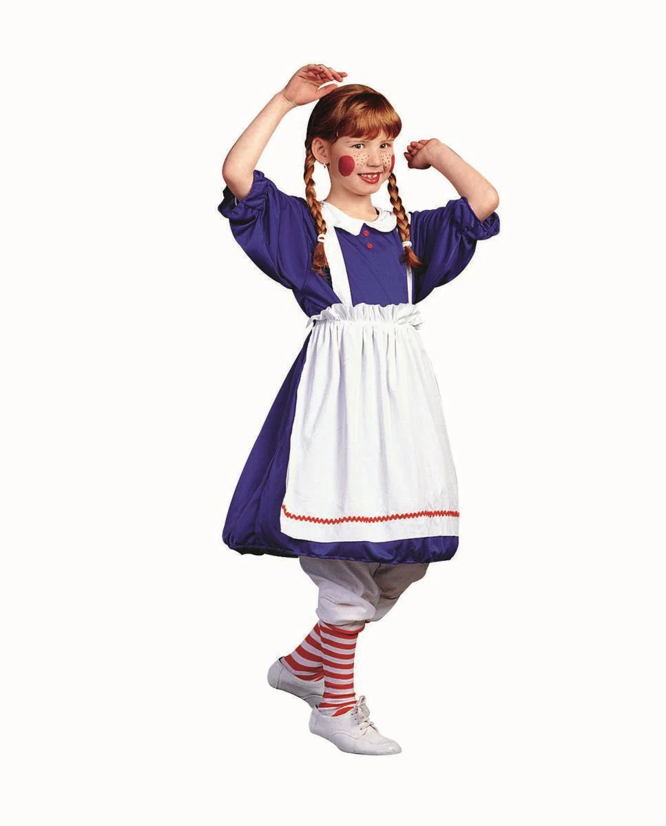 Deluxe Rag Doll Blue Costume