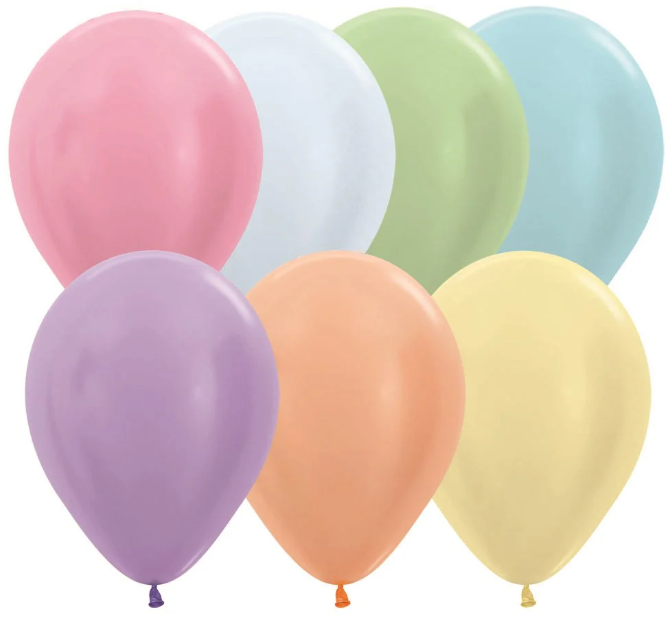 11 inch Sempertex Pearl Assortment Latex Balloons 100ct