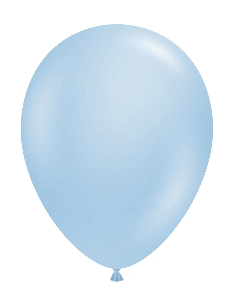 Tuftex Pearlized Sky Blue 5 inch Latex Balloons 50ct