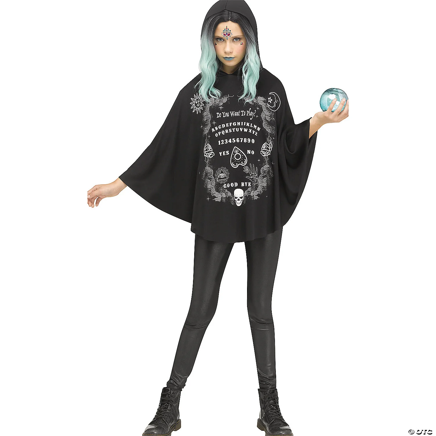 Spirit Board Hooded Poncho