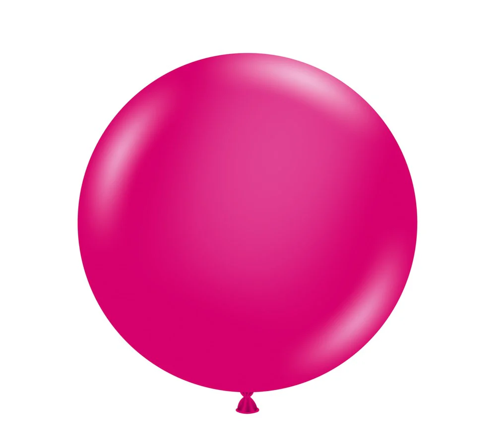 Tuftex Crystal Magenta 17 inch Latex Balloons 25ct