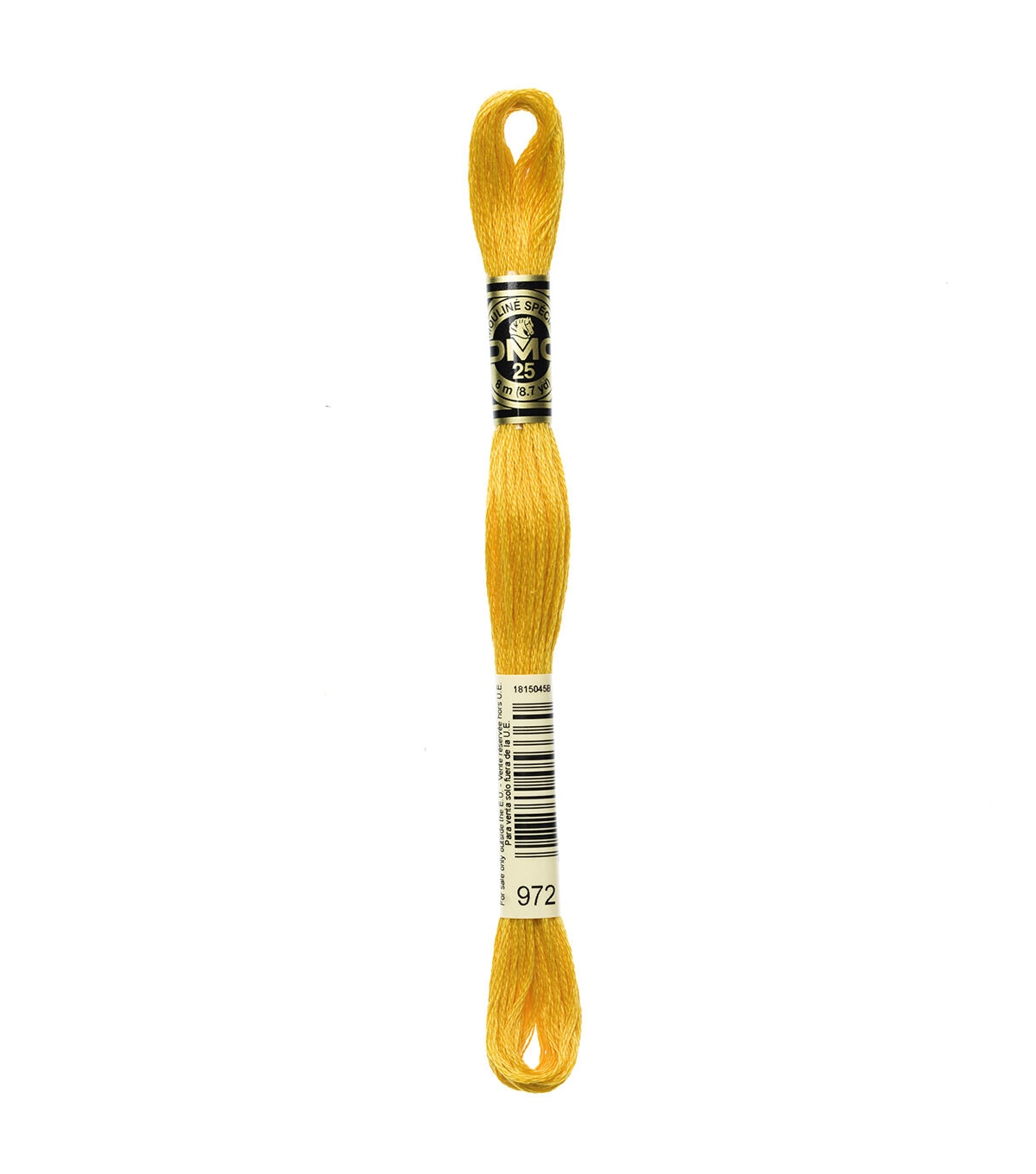 DMC 8.7yd Yellows 6 Strand Cotton Embroidery Floss