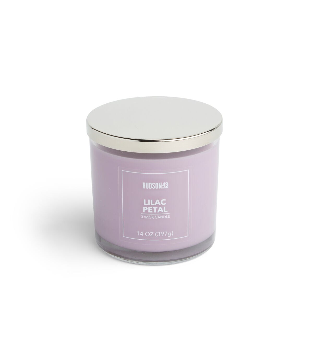 14oz Lilac Petal Scented Jar Candle by Hudson 43
