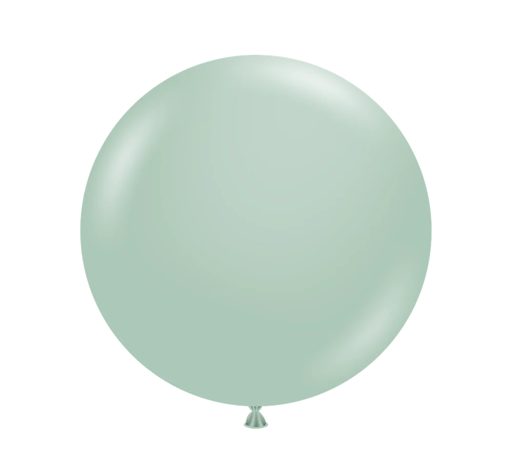 Tuftex Empower-Mint 17 inch Latex Balloons 50ct
