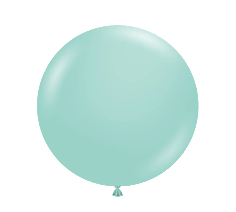 Tuftex Sea Glass 17 inch Latex Balloons 50ct