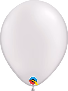 Qualatex 5 Inch Pearl White Latex Balloons 100ct