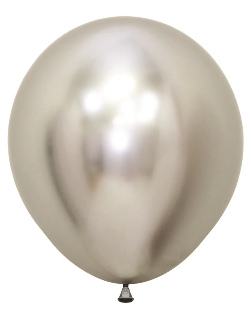 18 inch Sempertex Reflex Silver Latex 15ct