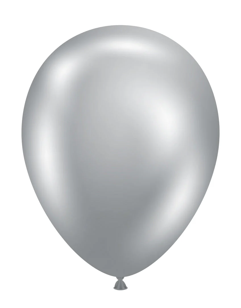 Tuftex Effects Silvery 11 inch Latex Balloons 200ct