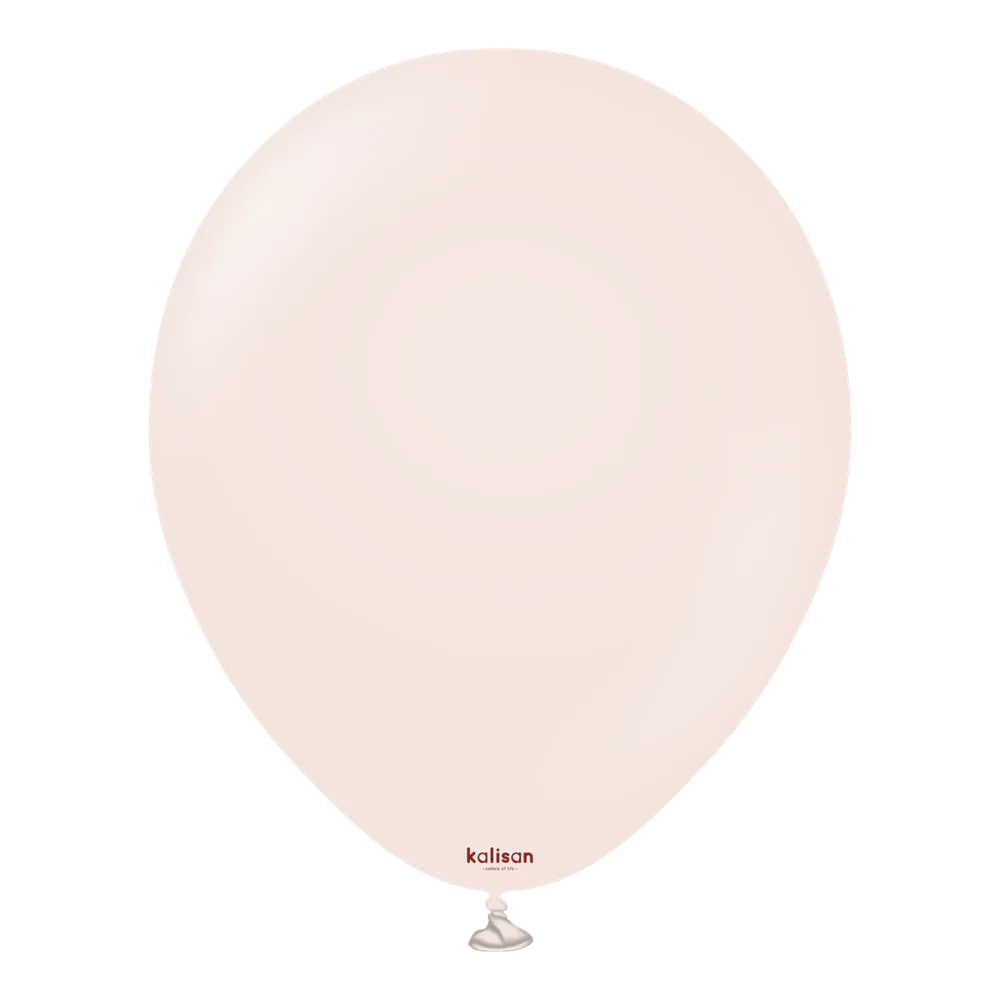 12 inch Kalisan Standard Pink Blush Latex Balloons 100ct