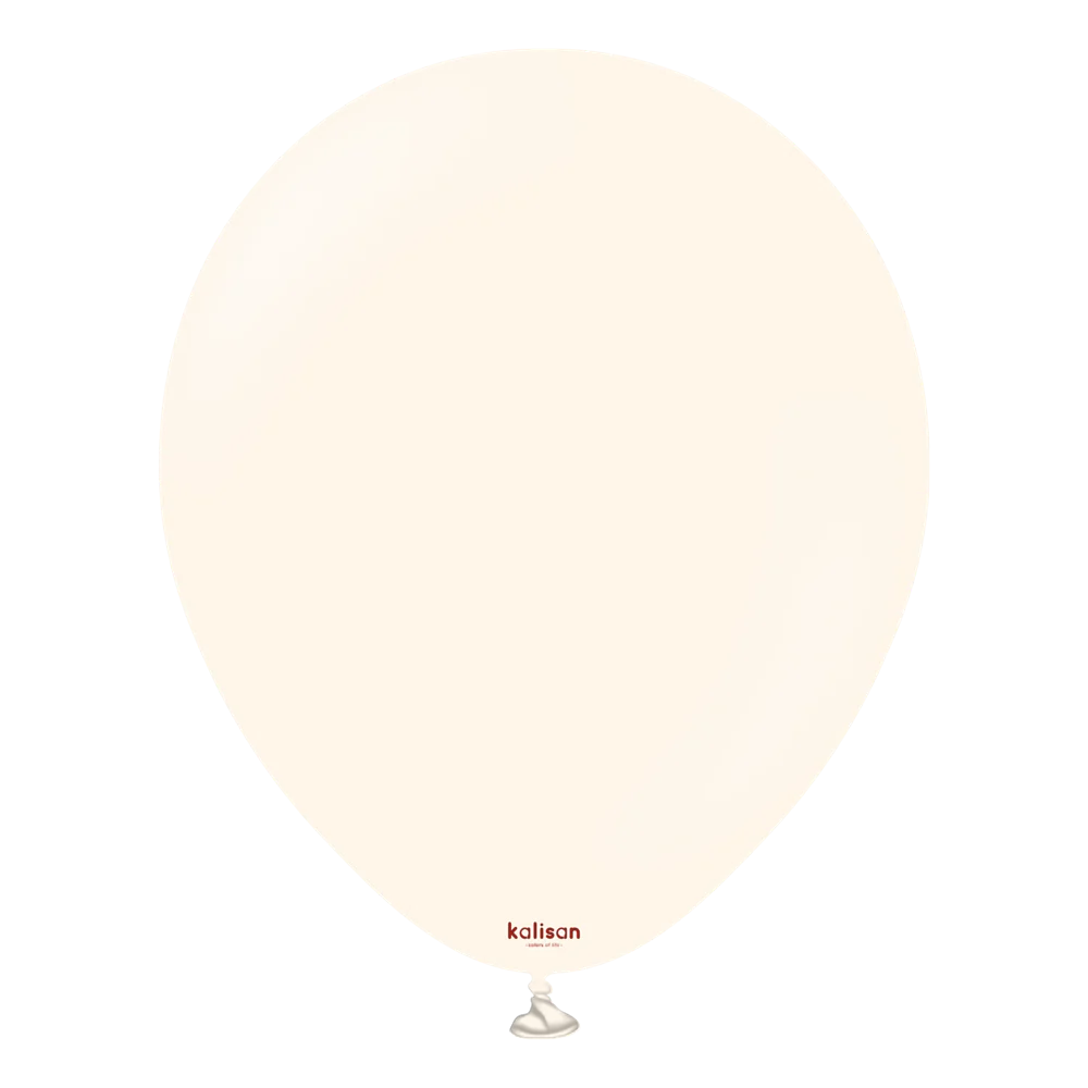 12 inch Kalisan Macaron Pale Salmon Latex Balloons 100ct