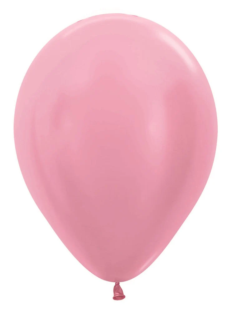 5 inch Sempertex Pearl Pink Latex Balloons 100ct
